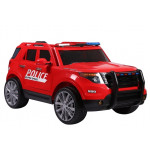 Elektrické autíčko - policajné SUV - červené